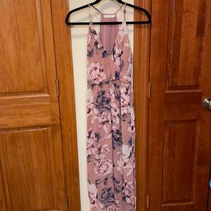 Lush printed maxi dress